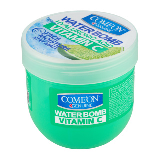 کرم صورت کامان مدل بمب آبرسان حاوی هیالورونیک اسید و ویتامین سی با عصاره لیمو حجم 200 میلی لیتر