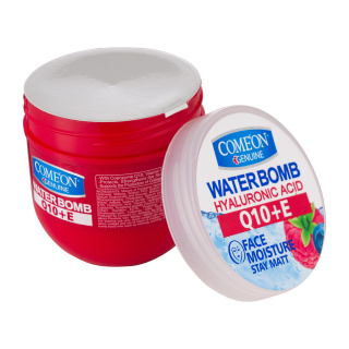 کرم صورت کامان مدل بمب آبرسان حاوی هیالورونیک اسید و کوآنزیم کیوتن با عصاره توت و پشن بری حجم 200 میلی لیتر